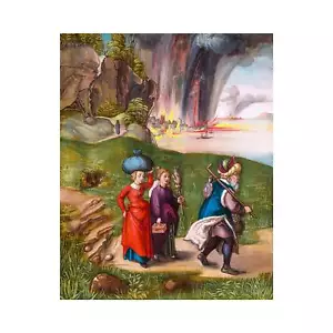 Albrecht Durer, Lot and His Daughters, 1499, Canvas Print, 11" x 14" + Border - Picture 1 of 10