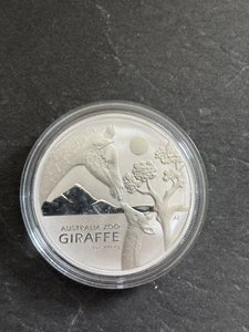 2024 1oz Australian $1 Zoo Series Giraffe Silver Bullion coin - Picture 1 of 2