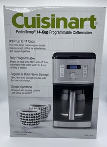 Las mejores ofertas en Máquinas de café de cristal negro Cuisinart | eBay