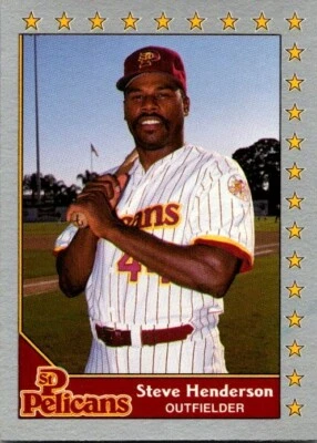 1990 Pacific Senior Professional Baseball Association - Steve Henderson #5 - Image 1 of 2