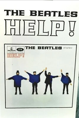 THE BEATLES HELP RARE ISRAELI CASSETTE PORTRAIT MADE  IN ISRAEL - Image 1 of 4