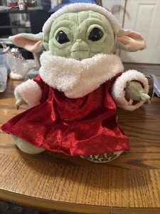 Star Wars Build a Bear Christmas Santa Baby Yoda Grogu The Child - Picture 1 of 7