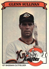 1989 Charlotte Knights Team Issue #10 Glenn Sullivan