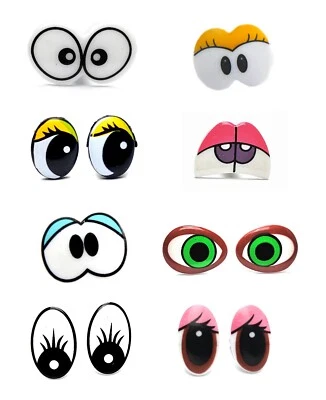 Safety Eyes Cartoon Plastic Washer Soft Toy Bear Craft Doll Crochet Art Knit Sew - Image 1 of 4