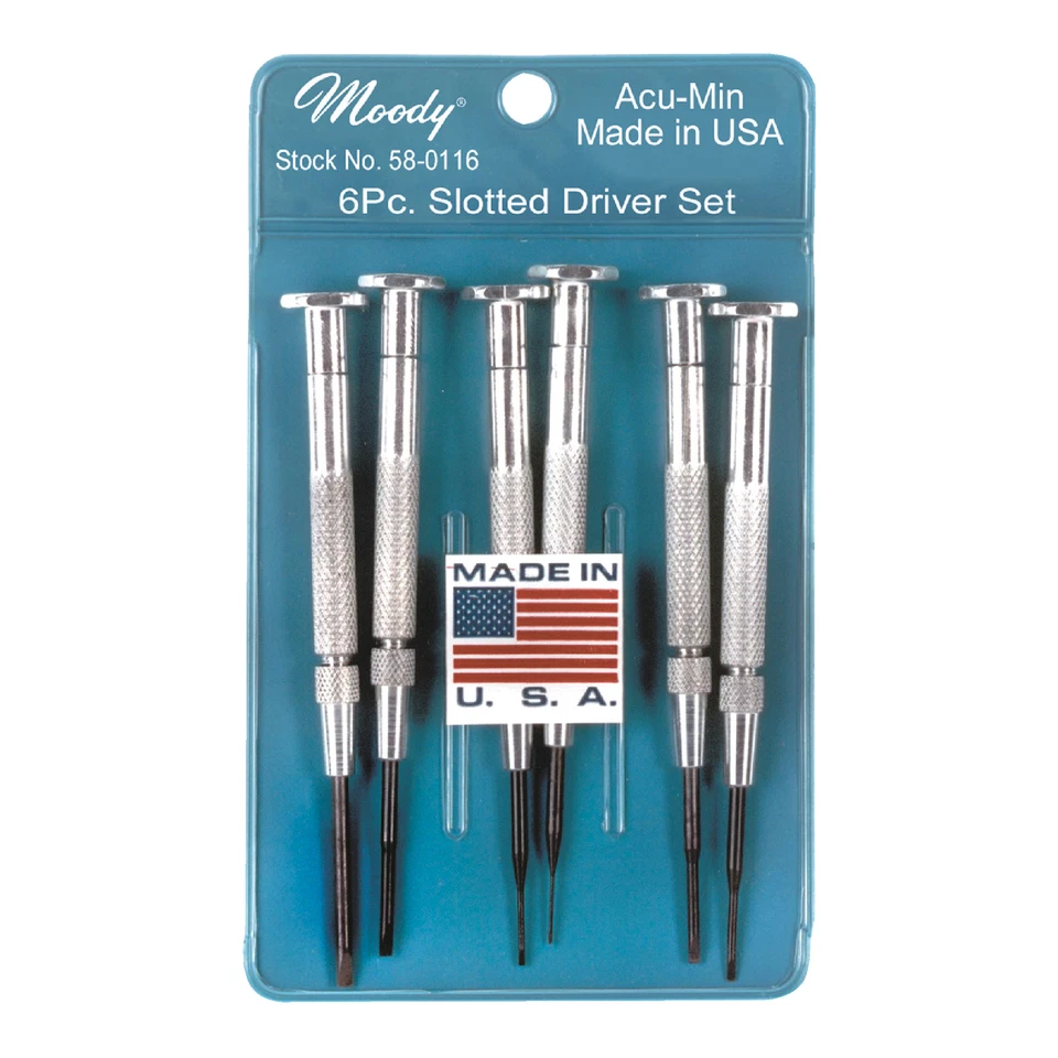 Moody 58-0116 6PC Jeweler's Screwdriver Set - Image 1 of 1