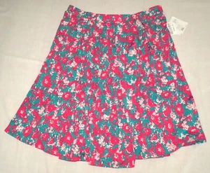Falda LuLaRoe Madison Mujer con Diseño Estilizado Rojo, Verde y Blanco Talla 2XL - Imagen 1 de 2