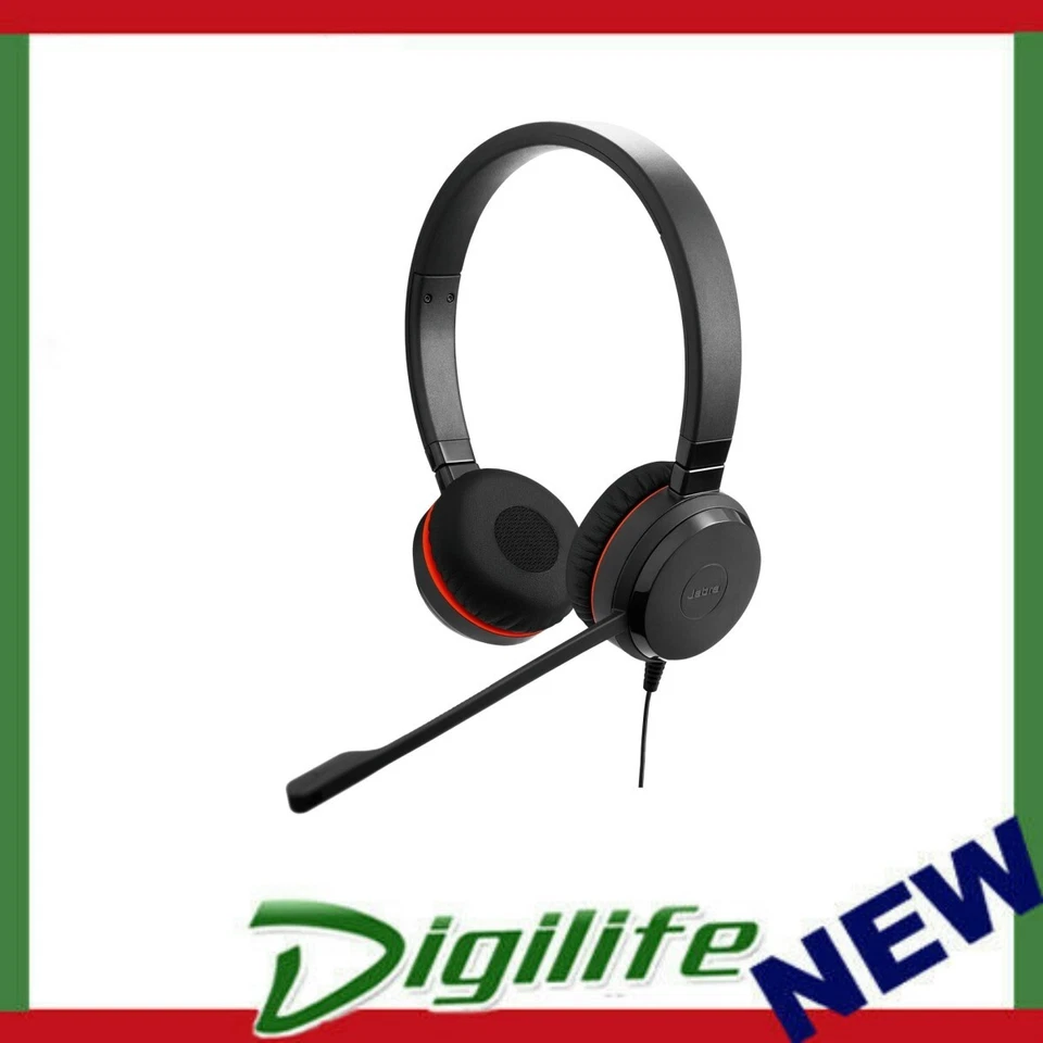 Jabra Evolve 20 SE UC Stereo USB-C/A Headset, Passive noise cancellation - image 1 of 1