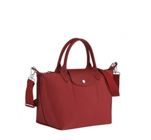 longchamp red bolsa