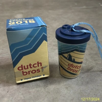 Dutch Bros 2018 Christmas Skiing Ornament - Image 1 of 4