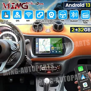 Android 13 Für Benz Smart Forfour Fortwo 453 DAB CarPlay Autoradio Navi +MIK KAM - Bild 1 von 14