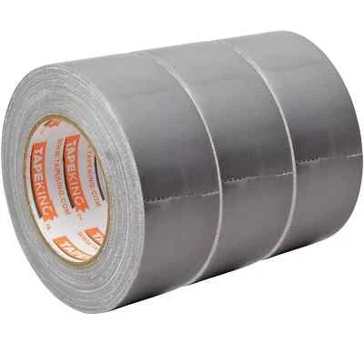 Tape King Silver Duct Tape,1.88 Inch x 35 Yards (3 Pack) - for Home  - Image 1 of 4