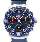 Rare Men's Tag Heuer 37mm Formula 1 Blue Chronograph Quartz 100M Watch 470.513!