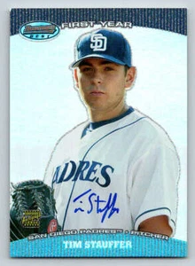 2004 Bowman's Best #TJS Tim Stauffer FY AU RC (ref 179494) - Picture 1 of 2