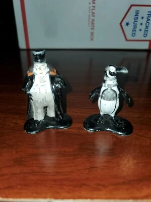 "Figura de Batman El Pingüino Die Cast Metal 2,25"" ERTL 1992 DC Comics lote de 2" Foto 1 de 4
