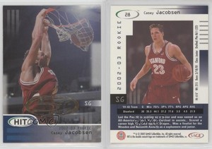 2002-03 SAGE Hit 5th Anniversary Casey Jacobsen #28 Rookie RC