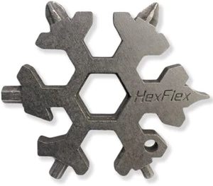 HexFlex Adventure Tool Standard Stonewashed Finish Stainless Steel Construction - Picture 1 of 2