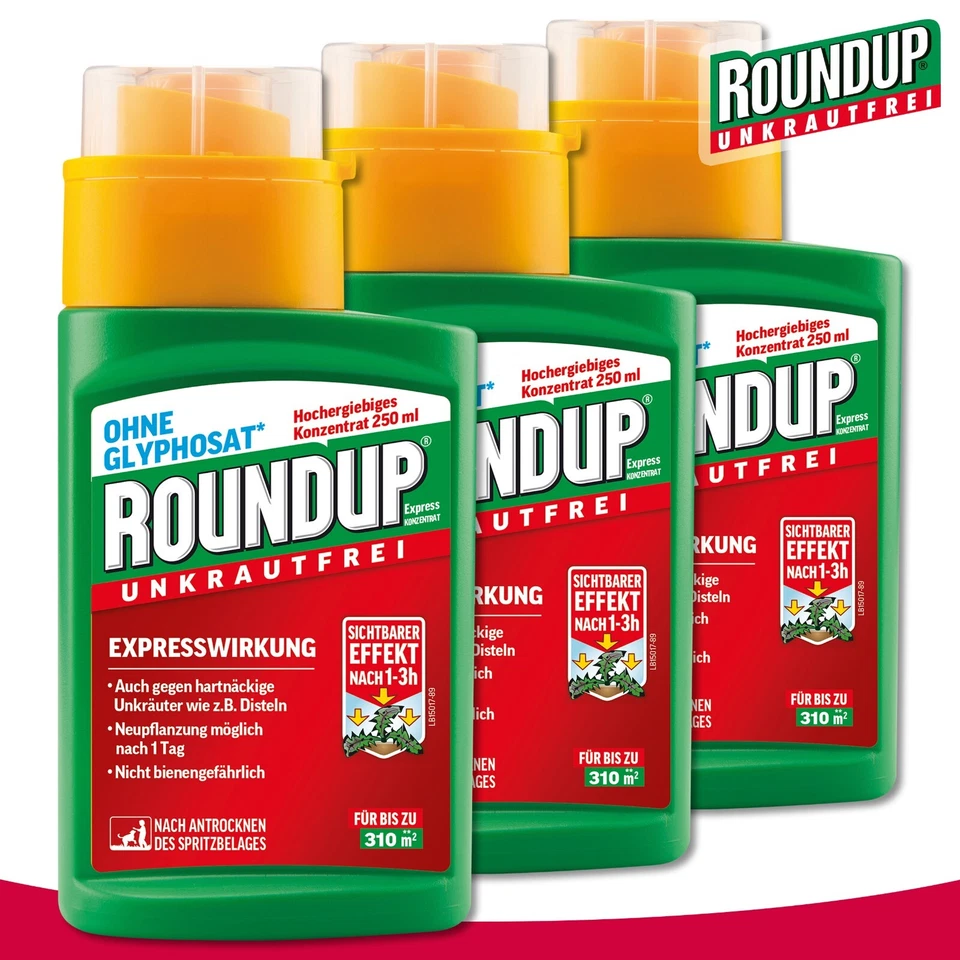 Scotts Roundup 250ml AC Konzentrat Unkrautvernichter
