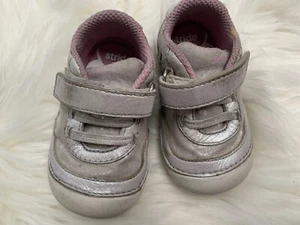 Stride Rite SM Jazzy BG60371 Sneaker - Toddler Girl's Size 3.5 M, Silver - Picture 1 of 9