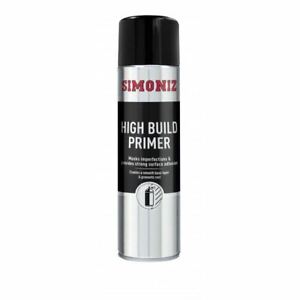Simoniz High Build Primer Spray Putty Filler Aerosol Paint 500ml SIMB90D