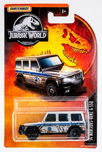 2018 Matchbox Jurassic World #3 '14 Mercedes-Benz G 550 SILVER | BATTLE DAMAGE - Picture 1 of 1