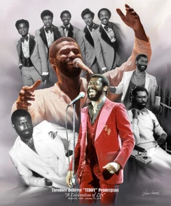 Teddy Pendergrass, Wishum Gregory Art, Wall Decor Print Poster 20" x 16" 4140 - Picture 1 of 1