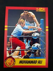 MASSGESCHNEIDERTE NJPW Neu Japan Pro Wrestling Sammelkarte 2021 Muhammad Ali #126 - Bild 1 von 2