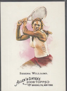 SERENA WILLIAMS 2008 Topps Allen & Ginter #249 Tennis Mint 23 Time Major Winner - Imagen 1 de 2