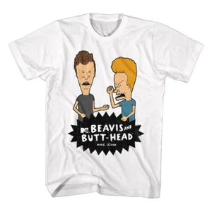 MTV Classic Cartoon Beavis And Butthead Mike Judge Men's T Shirt  - Picture 1 of 5