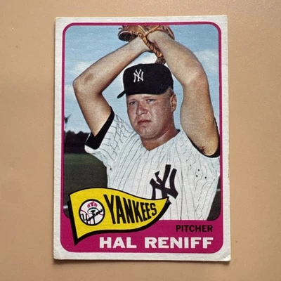 1965 Topps Baseball Hal Reniff New York Yankees Card #413 - Image 1 of 4