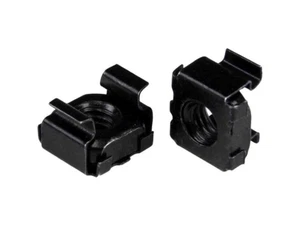 StarTech.com M5 Cage Nuts - 50 Pack, Black - M5 Mounting Cage Nuts for Server - Picture 1 of 4