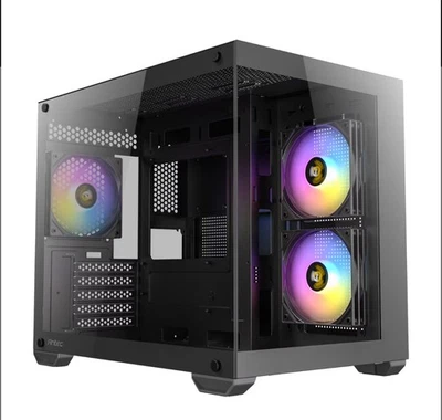 Antec CX600M ARGB Mini Tower Black - Image 1 of 3