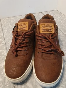 Neu mit Etikett Levi Strauss & Co. Schuhe Größe 11 Braun Sneaker Comfort Kunstleder Braun - Bild 1 von 7
