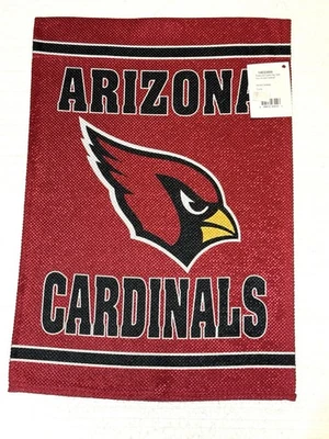 "Bandera de jardín de gamuza en relieve de los Arizona Cardinals 12,5x18"" NFL fútbol americano por Evergreen" Foto 1 de 4