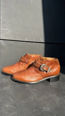 Botines de cuero vintage Ariat para mujer 7B / 37,5M, correa, estilo 16428 Foto 1 de 4