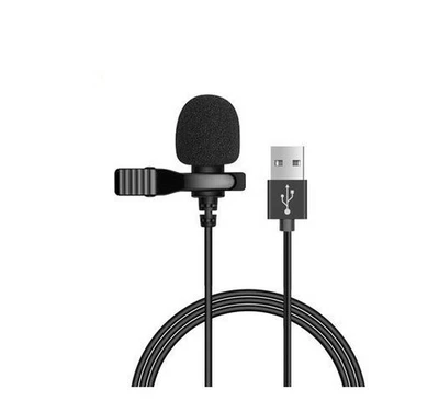 pin microphone clip microphone USB PC omnidirectional 1.5m microphone clip - Image 1 of 4