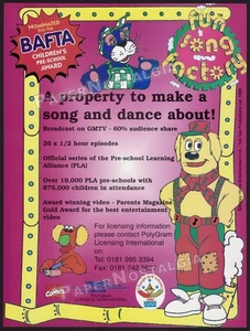 FUN SONG FACTORY - Original 1999 Trade AD promo / ADVERT _ Dave Benson Phillips - Picture 1 of 1