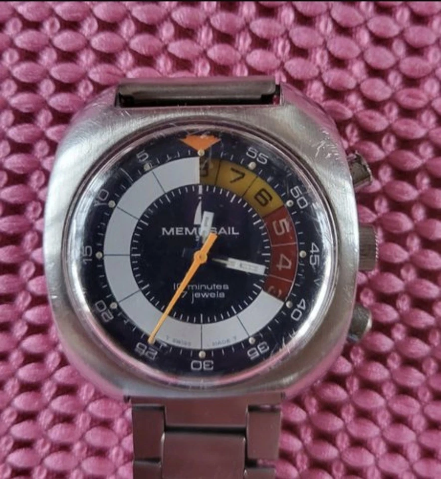 Memosail Regatta Yachttimer Chronograph Herren Armbanduhr Swiss Made  - Bild 1 von 4