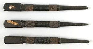Handwerker Mittellocher 37553, 37554. 37555 Lot 3 Vintage USA FD911 - Bild 1 von 2