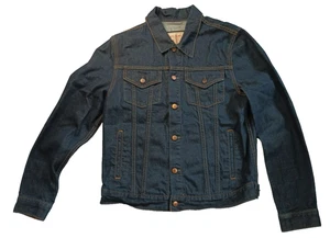 Chaqueta vaquera para hombre Arizona azul lavado oscuro talla M lavada sin etiquetas - Imagen 1 de 15