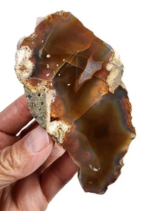 Condor Agate Polished Nodule 138.2 grams. - Picture 1 of 3