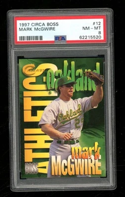 1997 Circa Boss Mark Mcgwire #12 PSA 8 Athletics SE1949 - Image 1 of 2