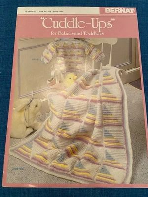 1992 BERNAT "CUDDLE-UPS" for Babies & Toddlers #675 Knit & Crochet - Image 1 of 4