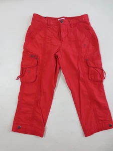 7/8 Hose YESSICA C&A Outdoor Cargo Gr.38 Baumwolle rot neu /C89 - Bild 1 von 4