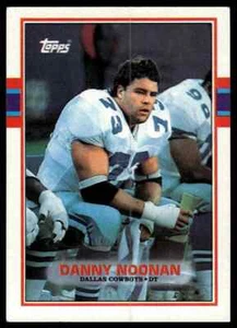 DANNY NOONAN DALLAS COWBOYS 1989 TOPPS card# 387 - Picture 1 of 2