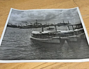 1930er MALAIISCH Malaysia Singapur - HAFENBOOTE - S/W FOTOGRAFIE - Bild 1 von 6
