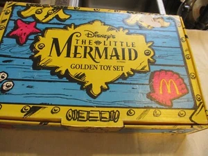 Vintage (1997) McDonald's Disney's Die kleine Meerjungfrau goldenes Spielzeug Set Neu im Karton - Bild 1 von 4