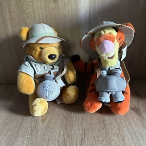 Safari Tigger & Winnie The Pooh Animal Kingdom Plush Soft Toy Walt Disney World - Picture 1 of 8