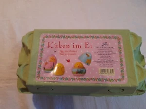 7x Küken im Ei (aus Holz, handbemalt) von Die Spiegelburg (4x blau + 3x rosa) - Bild 1 von 4