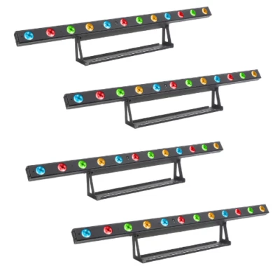 4x JB Systems PIXBAR 12TC LED Lighting Batten 12 x 3W Pixel Control - Image 1 of 4