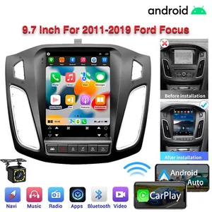 Android 12 1+16GB Car Stereo Radio For Ford Focus 2012-2018 9.7 inch - Picture 1 of 22